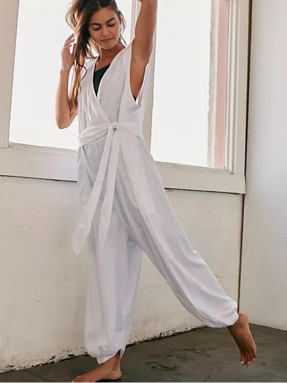 FP Free People Movement Find the Chi Jumpsuit Size Small
